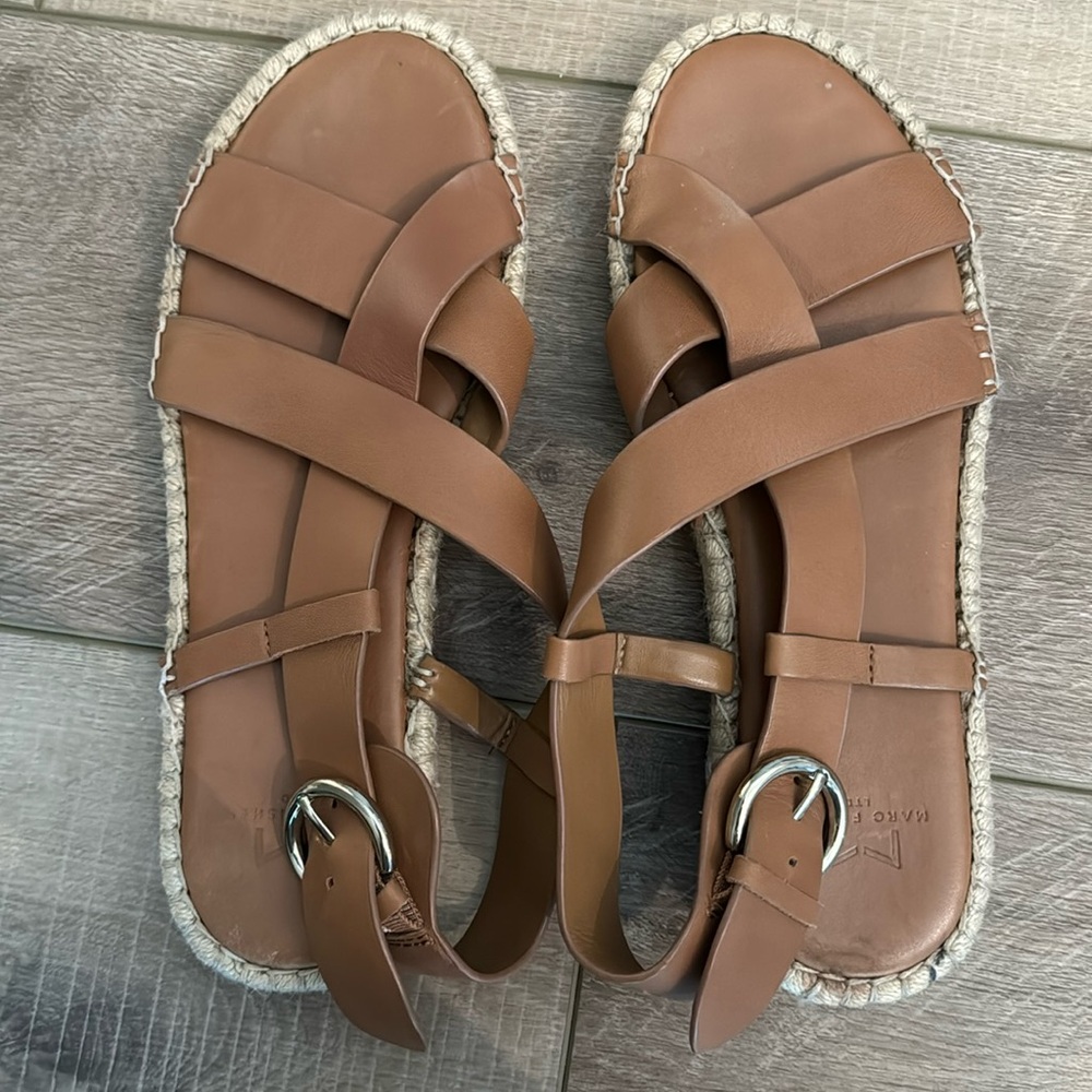Marc Fisher “MLTALLIA” Leather Sandals size  8